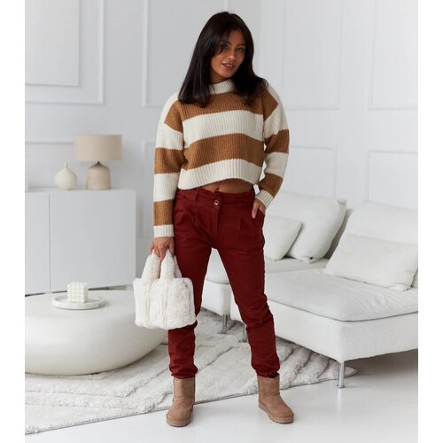 Gemre Red elastic women's trousers Rodrigues Cijene