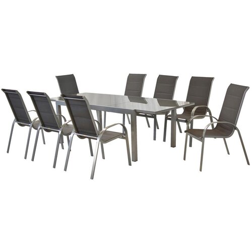 Gardenson Vrtni Set Amalfi, 9-Delno, Aluminij Cene