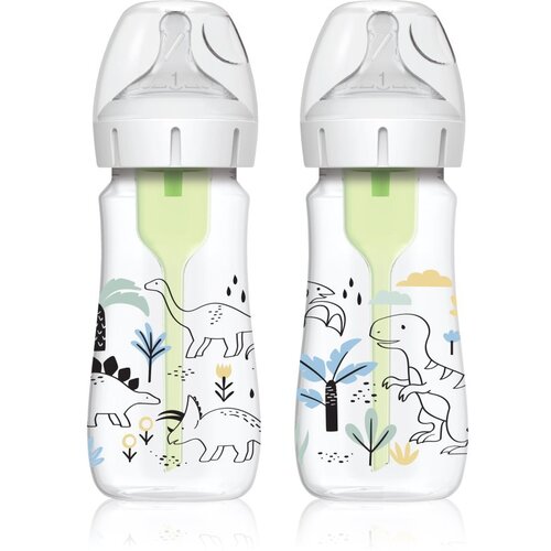 Dr.browns Options+ Dino steklenička za dojenčke 2x270 ml Slike