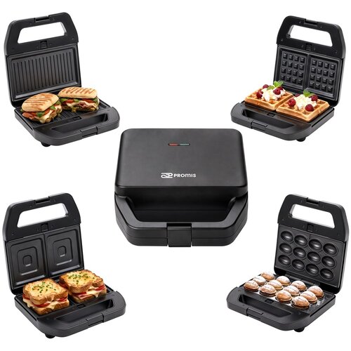 Promis 4 in 1 MELTO sandwich maker /sandwich, cookies, nuts, waffles, grill / Slike