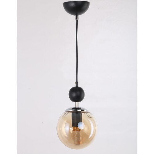 Squid Lighting oker rumena/črna viseča svetilka s steklenim senčilom ø 15 cm marble Cene