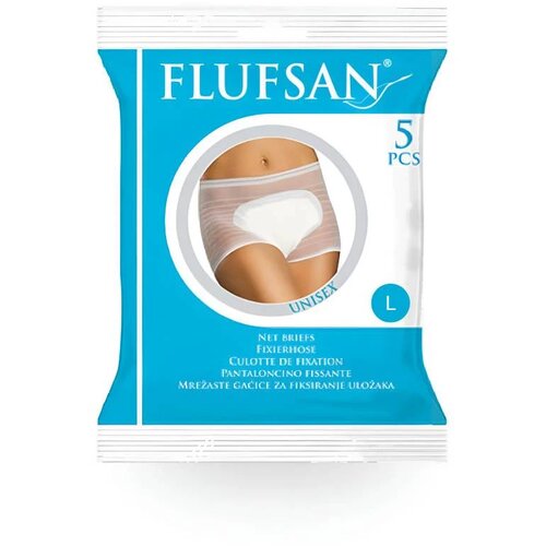 Flufsan higijenske mrežaste gaćice, l, 5 komada Slike