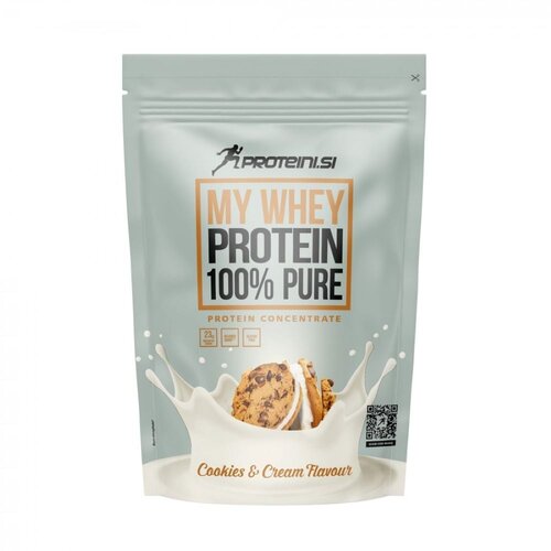 Proteini.si my whey protein 100% pure, 300g, keks Slike