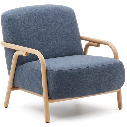 Kave Home Plava fotelja Sylo &amp;ndash; Slike