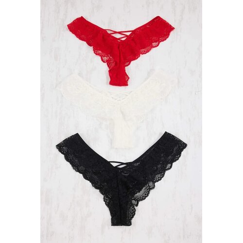 Trendyol Ženski set gaćica TBBSS26CM00014, Vi&scaron;ebojni Cene