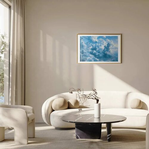  Plakat Ocean in the Air: Waving Clouds Reflecting Morning Light 42x29.7 Zlatni okvir s margom Slike