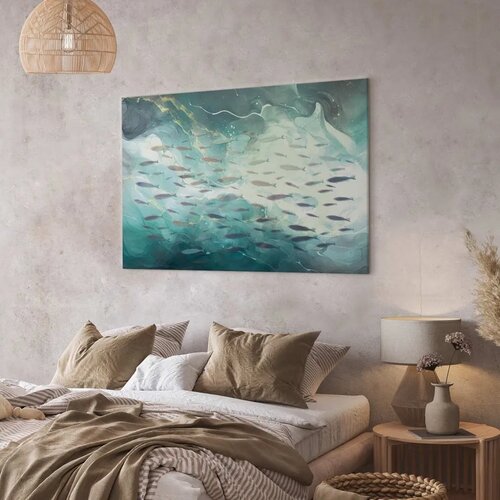  Slika - School of small fish 120x80 Standard Slike