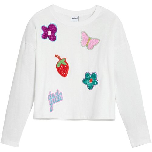 Desigual Majica mešane barve / bela Cene