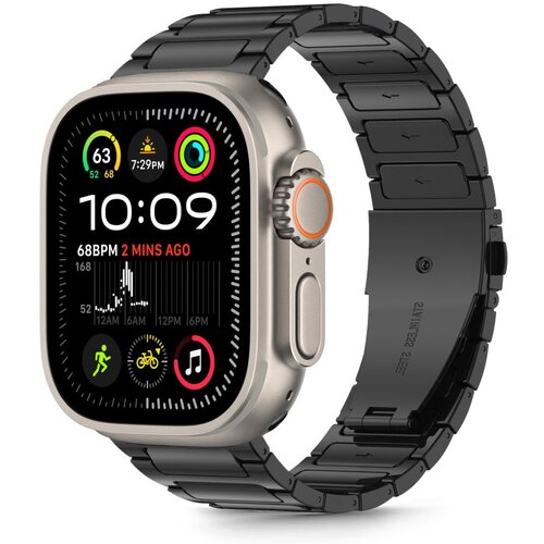 TECH-PROTECT STAINLESS CLASSIC APPLE WATCH 6 / 7 / 8 / 9 / 10 / SE / ULTRA 1 / 2 (44 / 45 / 46 / 49 MM) BLACK, (21974537) Cene