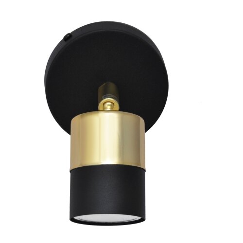  LED zidno spot svetlo TUBSSON 1xGU10/4,8W/230V crna/zlatna Slike