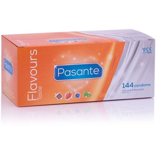 Pasante Kondomi Flavours, 144 kom Slike