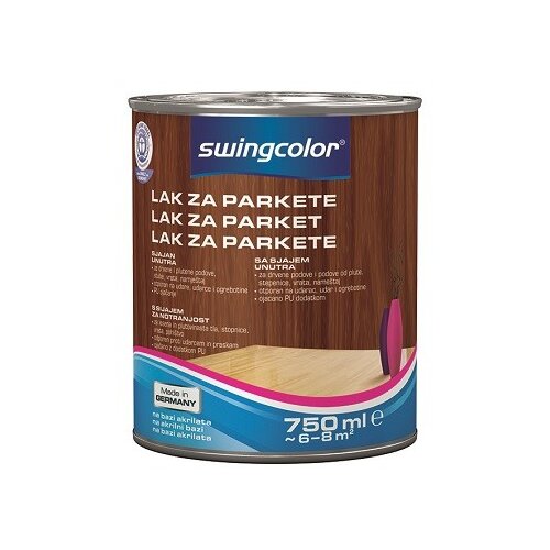 SWINGCOLOR Lak za parket Swingcolor (brezbarven, sijaj, 750 ml) Slike