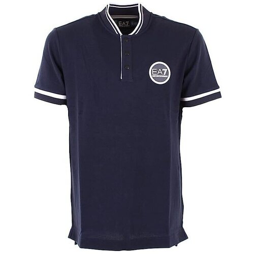 Ea7 Emporio Armani Majice &amp;amp; Polo majice 3LPF18PJ4MZ Modra Slike