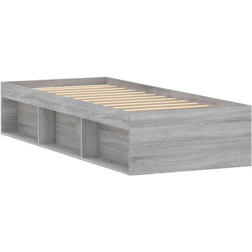 vidaXL Posteljni okvir siva sonoma 75x190 cm Cene