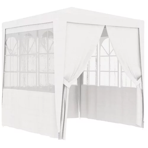  profesionalen vrtni šotor s stranicami 2,5x2,5 m bel 90 g/m²