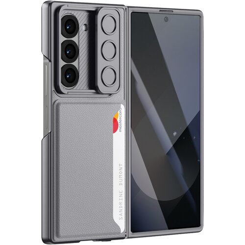 AVIZAR coque film za Samsung Galaxy Z Fold 6 Imetnik kartice + kaljeno steklo na prostem, Siva, (5000016868) Cene