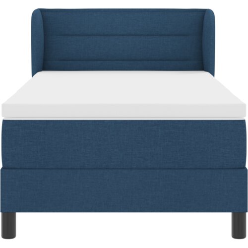 Box Spring Krevet s Madracem Plava 90x190 cm Tkanina Slike