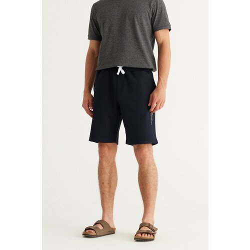 AC&Co / Altınyıldız Classics Men's Dark Gray Standard Fit Normal Fit Pocket Comfort Knitted Shorts Slike