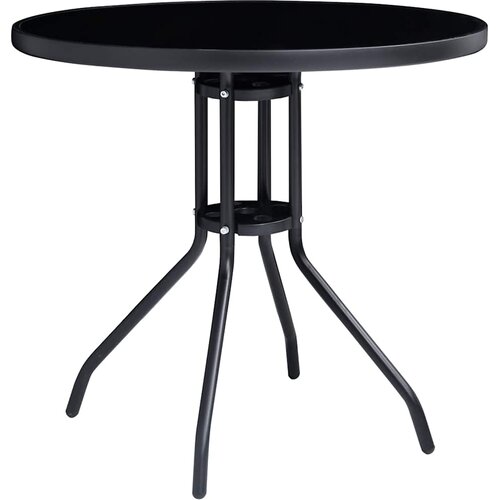  5-dijelni bistro set crni i antracit Slike