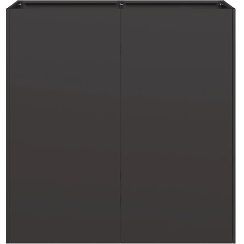  Sadilica crna 80x40x80 cm od hladno valjanog čelika Slike