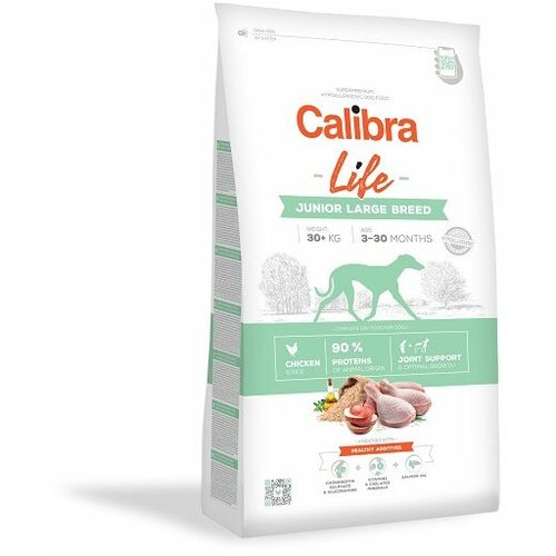 CALIBRA Dog Life Junior Large Breed Piletina, hrana za pse 2,5kg Slike