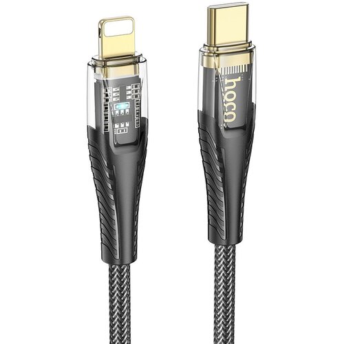 Hoco kabl type c na lightning pd 27W U121 1.2 m crna providna Slike