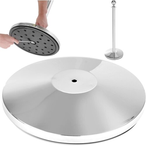 Hendi podstavek za stebriček zapornice, kromiran, srebrn, premer. 360 mm - 810484, (21384050) Cene