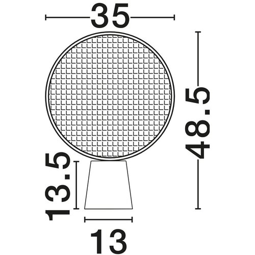 Nova Luce Mat črna/v naravni barvi kovinska namizna svetilka (vi&amp;scaron;ina 48,5 cm) Tierra &amp;ndash; Slike