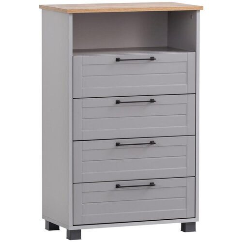 MID.YOU Visoka Komoda Jelda, Platinasta Barva Slike