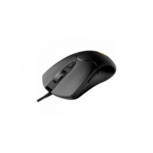 Canyon accepter GM-211, optical gaming mouse, instant 725, abs material, huanuo 5 million cycle switch, 1.65M braided cable with magnet ring, weight: 113g, size: 125*64*39mm, black Cene
