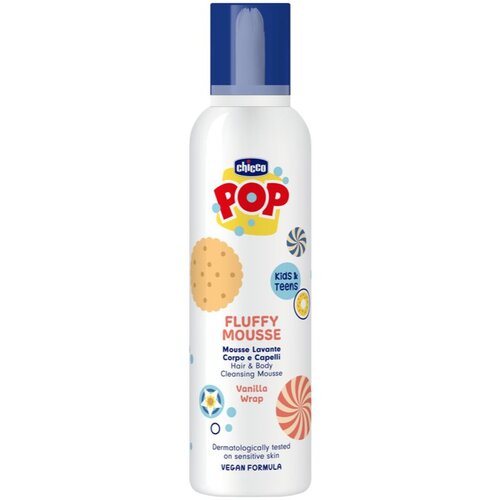 Chicco pop vanila pena 2U1 za telo i kosu 200ML Slike
