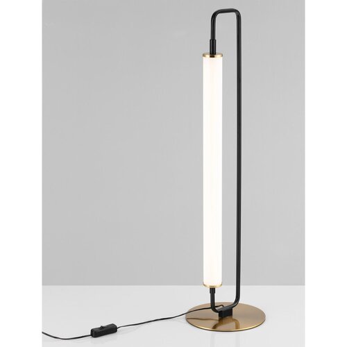 Nova Luce Bela/mat črna kovinska LED namizna svetilka (vi&amp;scaron;ina 68 cm) Wetro &amp;ndash; Slike