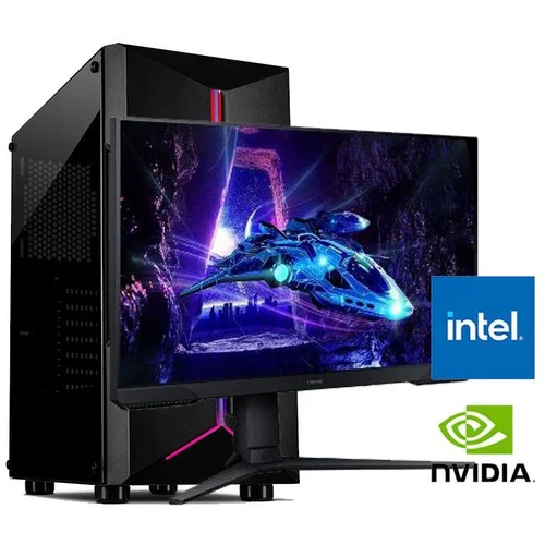 Gaming računar Intel i5-14400F, 16GB DDR5, 1TB, RTX 3060 12GB i Samsung G3 G30D 27"