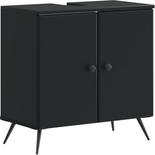  Kupaonski ormarić za sudoper BREDA Crna 59,5 x 31,5 x 59 cm Cijene