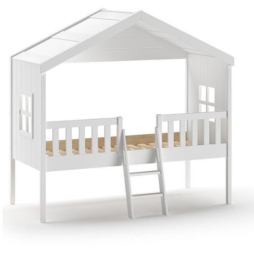Vipack Bela otroška dvignjena postelja v obliki hiške 90x200 cm Housebed - Vipack Cene