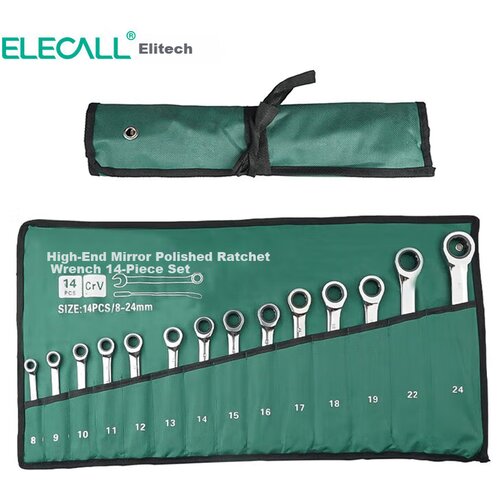  Elecall Set reketnih ključeva, 14 komada Slike
