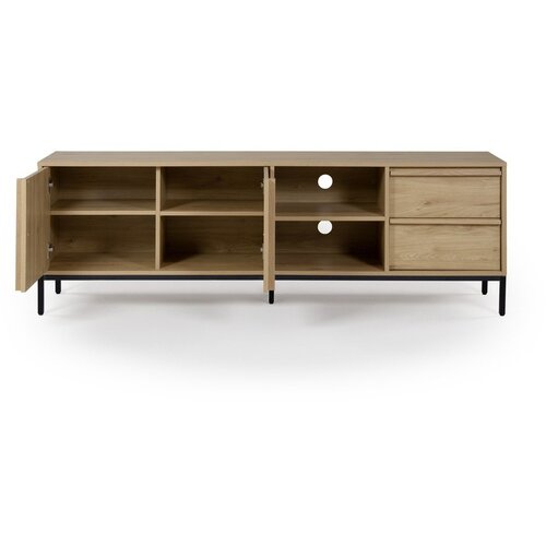 Marckeric TV omarica v hrastovem dekorju v naravni barvi 180x59x40 cm Luc &amp;ndash; Slike