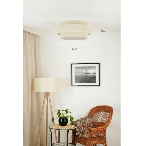  Brilagi - Plafonsko svetlo SPACE YUTE LED/12W/230V, prečnik 50 cm, krem Slike