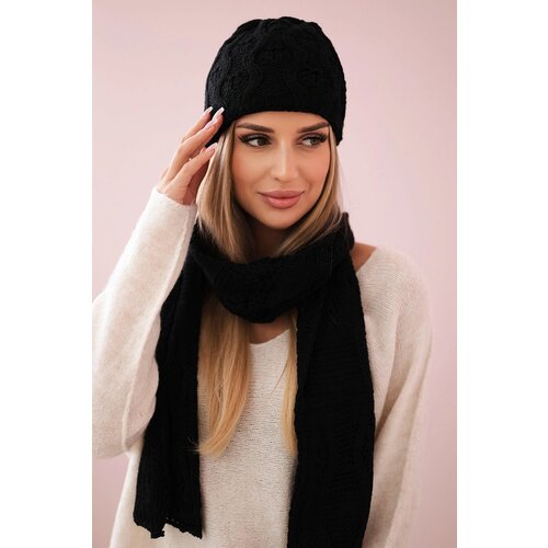 Kesi Women's set with scarf Amelia K329 black Cene