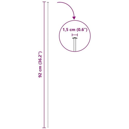 vidaXL Komplet ograje za ribnik 8 pcs Zelena 50 x 80 cm Jeklo Cene