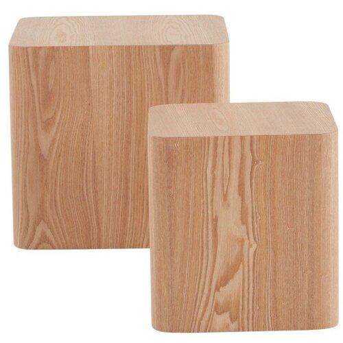 Jotex Stranske mizice v kompletu 2 ks v jesenovem dekorju 40x40 cm Cubo &amp;ndash; Slike