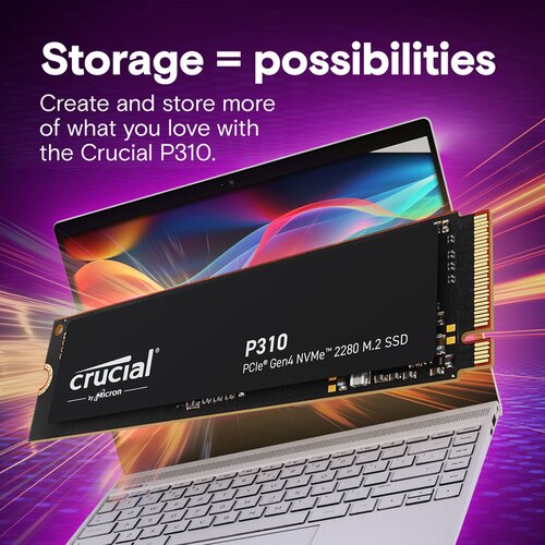 Crucial P310 Gen4 2280 2TB NVMe PCIe M.2 SSD Slike