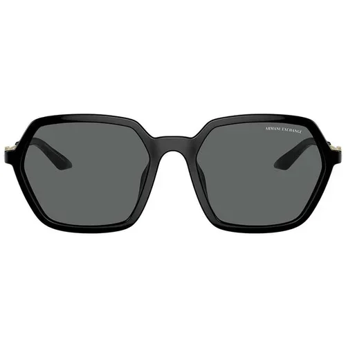 Armani_Exchange Sončna očala ženski, črna barva