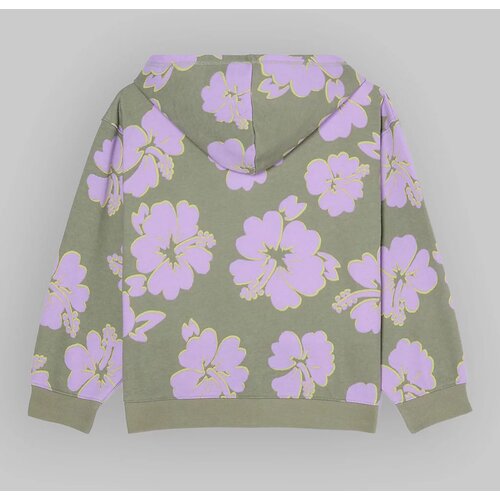 Roxy Twenty Five Miles Kids Zip Hoodie oil green hippy shake Slike