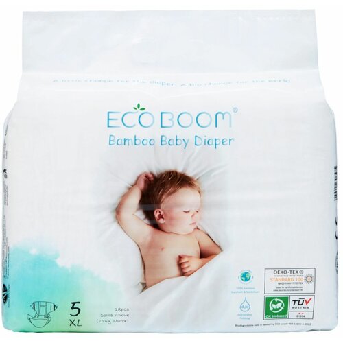 Eco boom jednokratne pelene za bebe/veličina XL (od 12kg) 28kom Slike