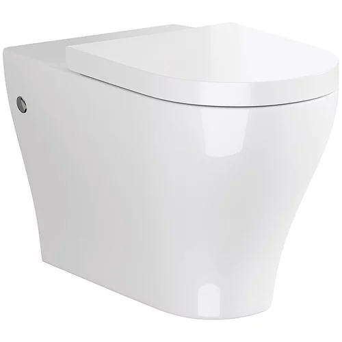 CAMARGUE san Francisco Stajaća WC školjka (Bez ruba, Bez posebne glazure, Oblik ispiranja: Duboko, Bijele boje)