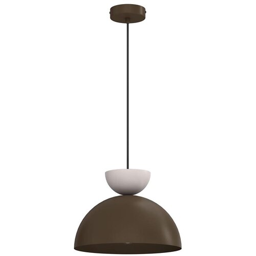  Luster na sajli NEVIS 1x E27/15W/230V, prečnik 29 cm, smeđa Cene