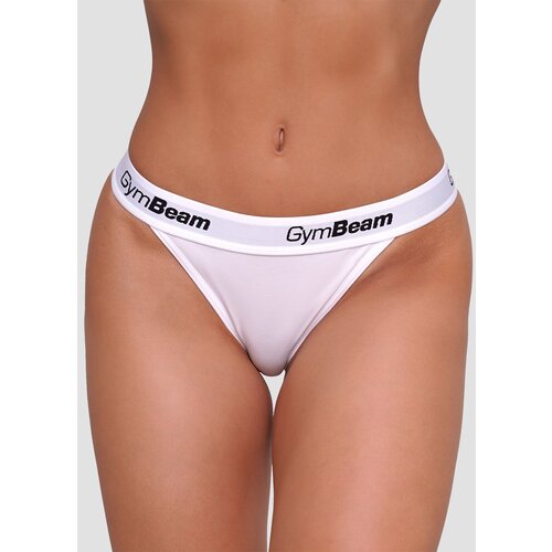 GymBeam ženske tange 3Pack White Cene