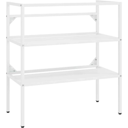vidaXL Okvir za kupaonski umivaonik bijeli 79 x 38 x 83 cm željezni Cijene