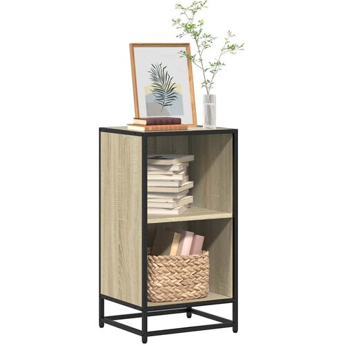 vidaXL Knjižna omara sonoma hrast 40x35x76 cm iverna plošča Cene